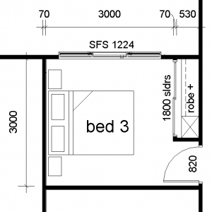 bedroom 3x3