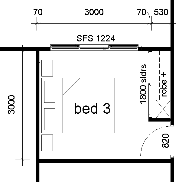 Bedroom 3x3